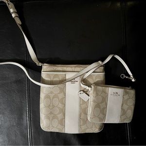Coach crossbody purse and small wallet
